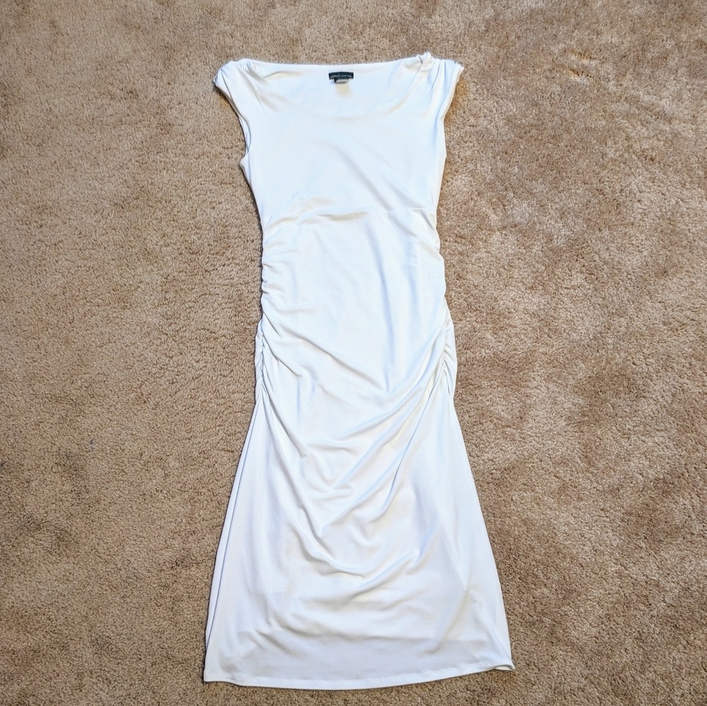 EUC Moda International White Dress Size Small